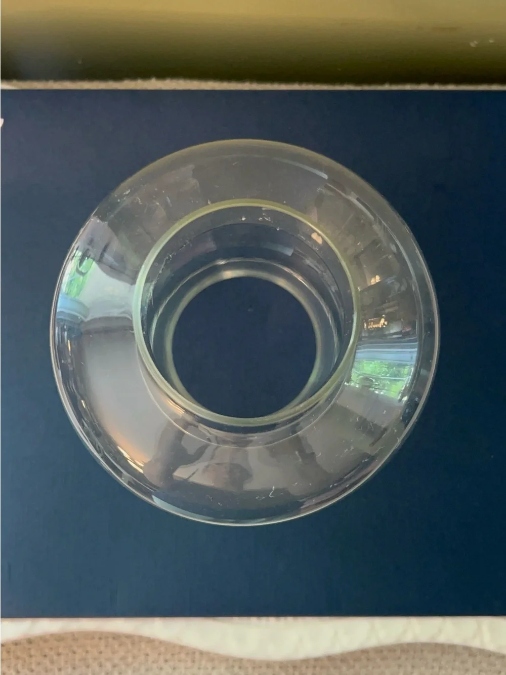 Vintage Clear Glass Hurricane Chimney Replacement for Oil/Kerosene Lamps